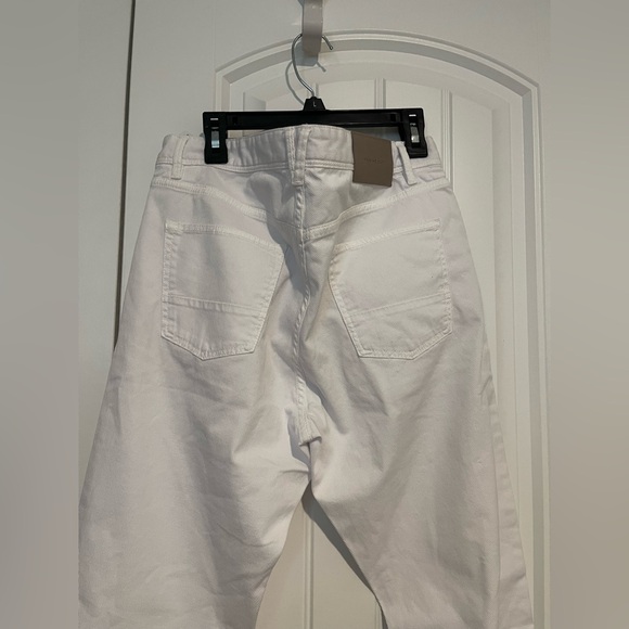 Massimo Dutti White Straight Leg Pants Size 27 Women’s - NWOT - Picture 5 of 8